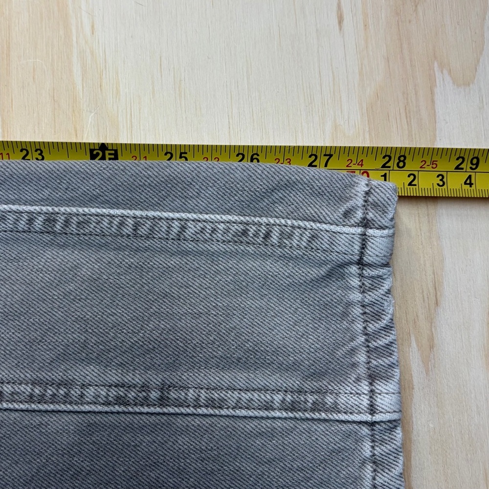 AGOLDE Cooper Cargo Pants 28 High Rise Straight Leg Utility 100% Cotton Beige - Picture 9 of 13